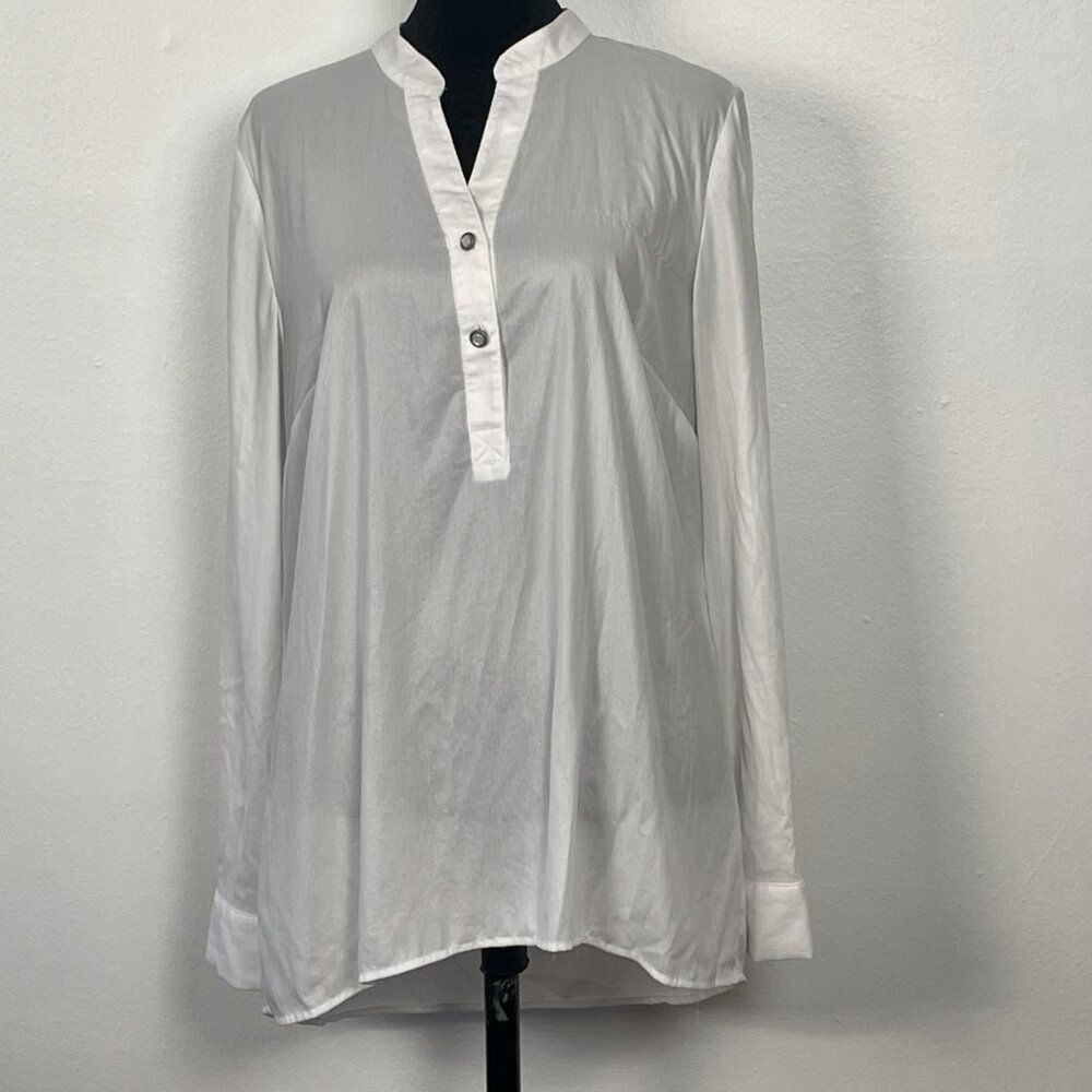 Long sleeve white blouse
